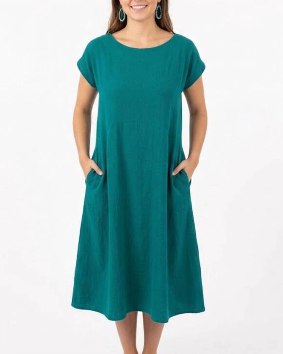 DUNES Dresses & Skirts - NEW DUNES abejaruco bubble dress in green
